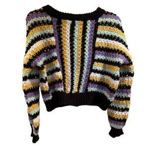 Privy “Privately Privileged” Striped Knit Sweater – Size S